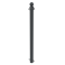 Dekorativ puller | Serie 474B | � 76 mm | fastmonteret, til indst�bning i beton med jordanker, total l�ngde ca. 1300 mm | uden l�s | med 2 �jer